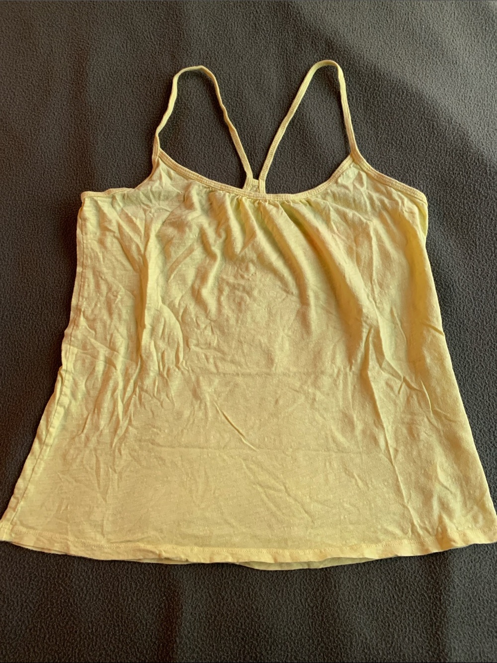 EUC Joe Fresh yellow tank top. Size Medium. Armpit to armpit approximately 16.5”